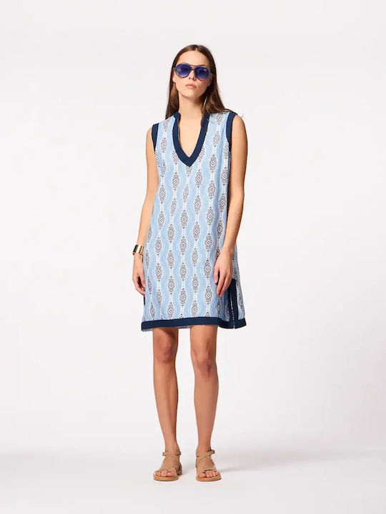 Καλοκαιρινό Mini Φόρεμα Blue