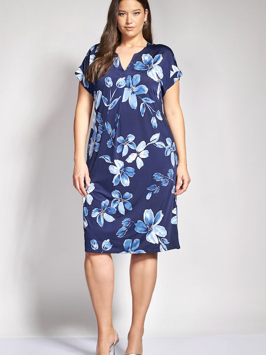Rochie De Vară Midi De Seară Albastră