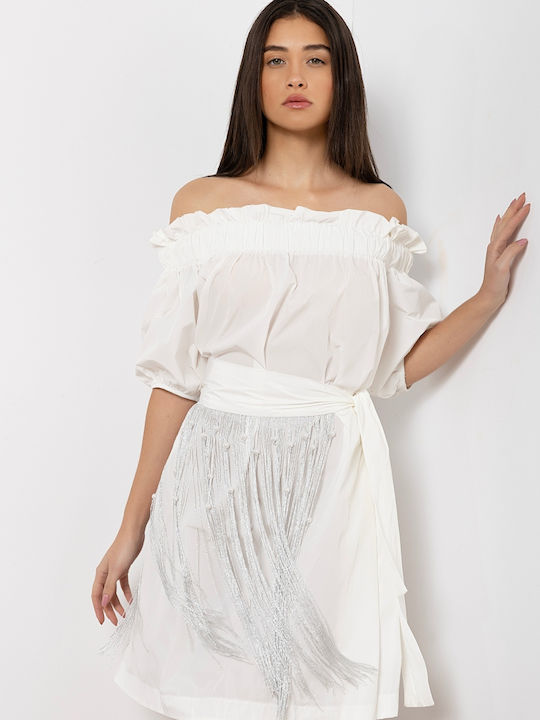 Καλοκαιρινό Mini Φόρεμα White