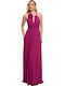 Summer Maxi Dress for Wedding / Christening Magenta