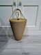 SteweHome Fabric Storage Basket with Lid Beige 30x20cm