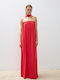 Sommer Maxi Kleid Rot