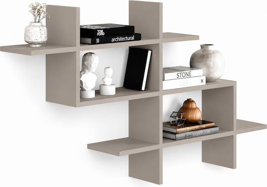 Open Grey Bookcase 150x22x82cm