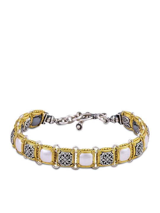 Dimitrios Exclusive Women's Gold Plated Silver Bracelet
