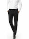 Pantaloni Chino cu Croială Regular Negru