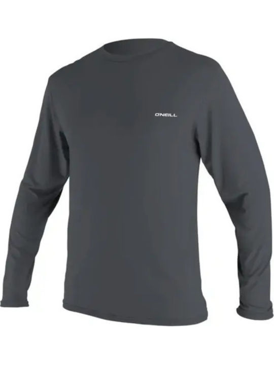 O'Neill Skins UPF 50+ Ανδρική Μακρυμάνικη Αντηλιακή Μπλούζα Γκρι