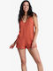 Women's Orange One-piece Shorts
