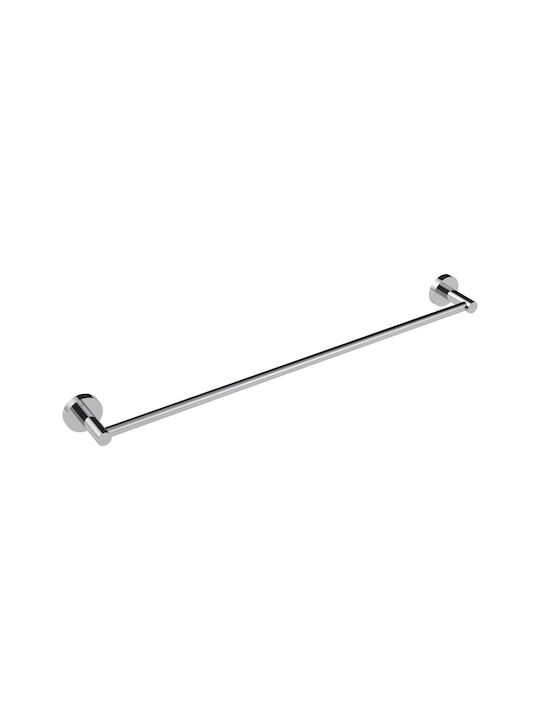 Deante Bathroom Rail Single Wall-Mounted Screws Inox Silver