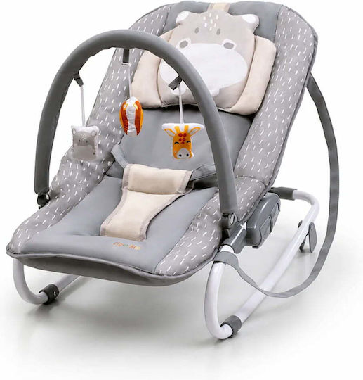 Asalvo Hippo Manual Baby Bouncers & Swing Chairs Grey