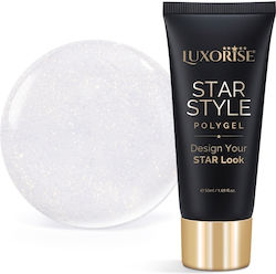 Luxorise Gel Νυχιών Diamond White 50ml
