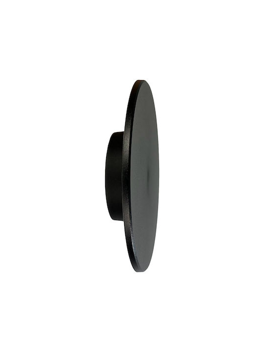 Eko Light Φωτιστικό Τοίχου LED Μαύρο 18x18x4.7εκ.