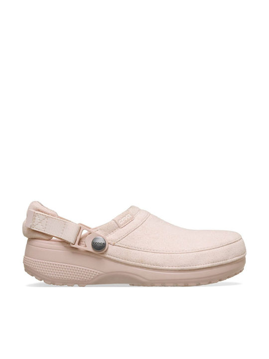 Crocs Classic Γυναικεία Σαμπό Μπεζ