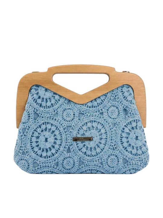 Bag to Bag Fabric Women's Handbag Blue