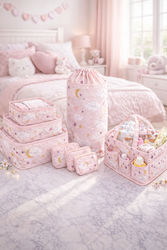 SteweHome Майчинска Чанта За Рамо / Ръчна Розова 30x20x21см