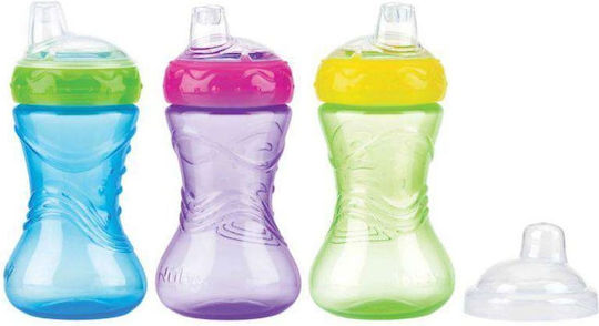 Nuby Easy Grip Baby Sippy Cup Plastic Multicolour For 6m+ 300ml