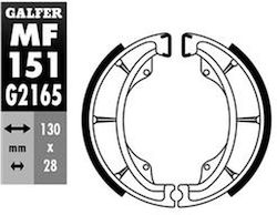 Galfer Hintere Fahrradbremsbeläge Sh602 Kawasaki Eliminator 125 '88 Kx 250 '85-'86 Kx 500 '83 Suzuki Dr 125 '86-'00 Dr 250 '86-'89 Dr 600r Pd Djebel S '85-'89 Gn 125/250 '93 Rg 80 Gamma '88 Rg 1