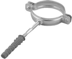 Galvanized Downpipe Clip 110mm Long Rsp 110 Long