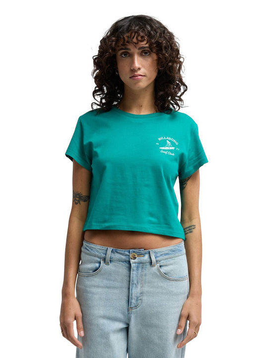 Surf Waves Women's T-shirt Blue