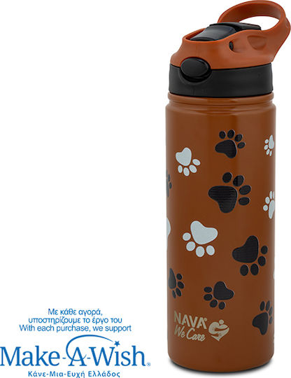 Nava Kids Thermos Water Bottle Stainless Steel with Straw 500ml