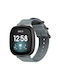 Fitbit Versa 2 Versa Versa Lite Xdfind Ring Buckle Nylon Canvas Watch Band Γκρι