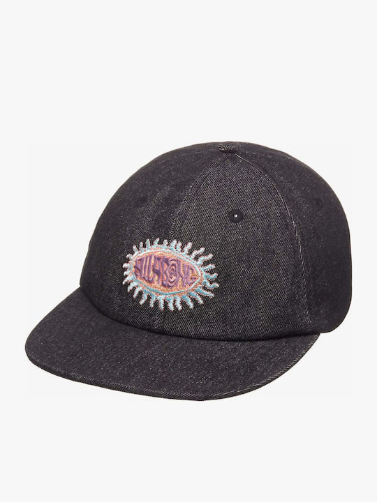 Billabong Unisex Denim Strapback Hat Black Ebyha00179-blk