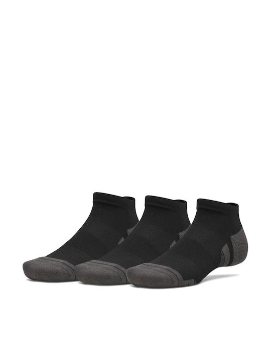 Under Armour Performance Tech Αθλητικές Κάλτσες Μαύρες 3 Ζεύγη