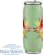Nava "we Care" Ποτήρι Θερμός 500ml Green Floral με Καλαμάκι