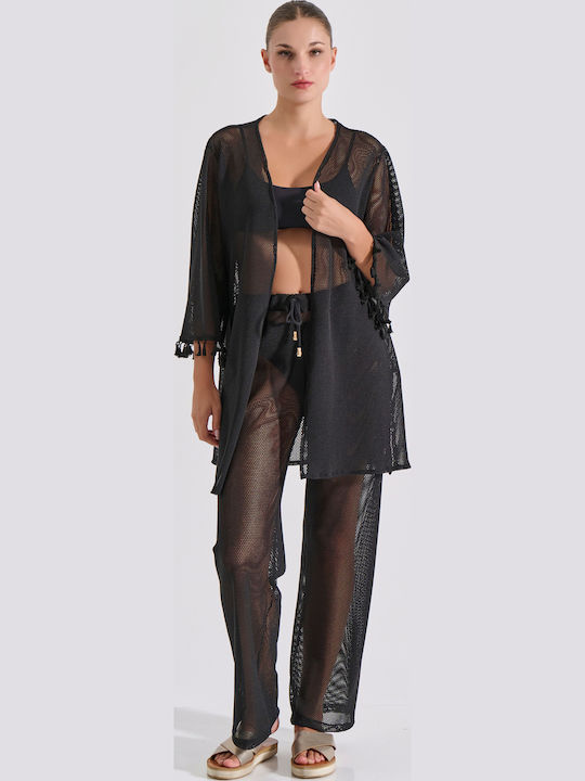 Milena by Paris Women's Beachwear Black Pants