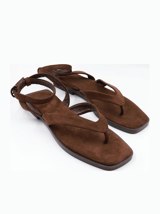 Alta Moda Women's Flat Sandals Brown