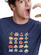 Pintxoak Kukuxumusu Mens T-shirt Small Blue