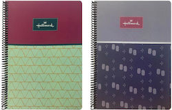 Hallmark Spiral Notebook Ruled A4 (Various Designs) Hallmark Spiral Notebook Ruled A4 (Various Designs)