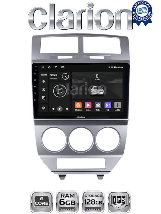 Clarion Gl53203 OEM Multimedia Car Audio System Screen Dodge Caliber CarPlay Android Auto BT GPS Wi-Fi GPRS Electriclife