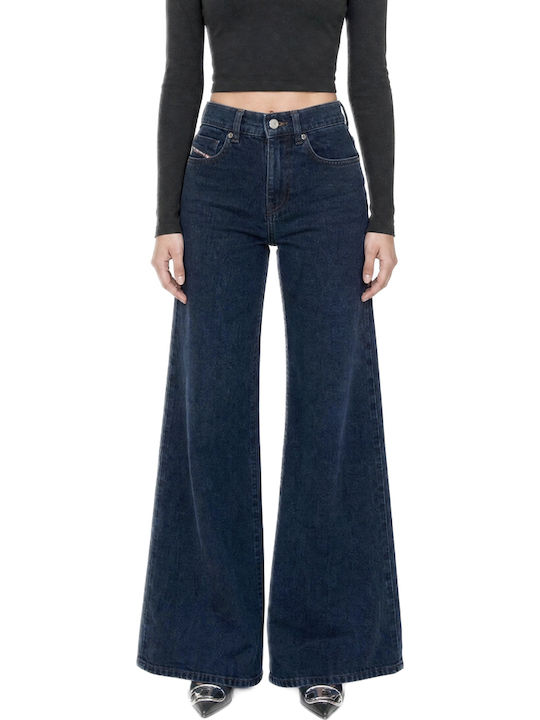 Diesel 1978 D-akemi Blugi Damă Jean Cu Pantaloni Evazați