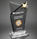Crystal Double Award 14x25cm Star Code Pb-601 Dark Grey