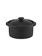 Horecano Round Heat-Resistant Cookware with Lid 550ml