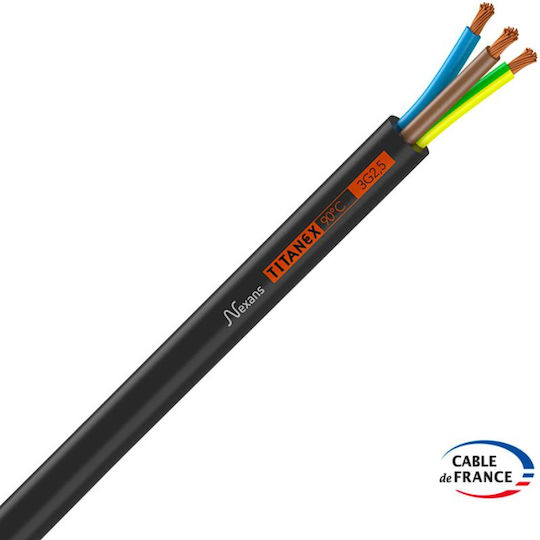 Καλώδιο Καουτσούκ Rnf H07rn-f 3χ2.5mm2 Στροφείο