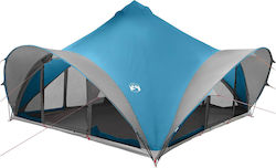 vidaXL Campingzelt Teepee Blau 500x500x350cm