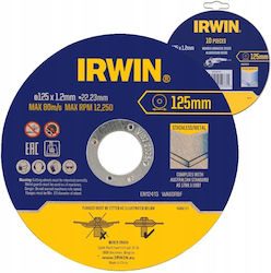 Irwin Δίσκος Κοπής Μετάλλου 125mm Irwin Δίσκος Κοπής Μετάλλου 125mm