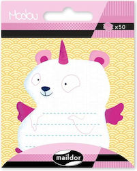 Sticky Memo Pads Post-it Clairefontaine Maildor Modou Unicorn 55x70mm Bear 50 Sheets