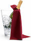 GTSA Champagne And Wine Towel Burgundy 40x40cm 12pcs