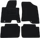 Πατάκια Αυτοκινήτου Μοκέτα Hyundai I30 2011-2017 Black 5 Pieces