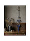 SteweHome Wall Decor Blue Metal 47x5cm