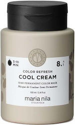 Maria Nila Colour Refresh Cremă Masca De Vopsire A Părului Culoare 8.1 Cremă Rece 100 Ml