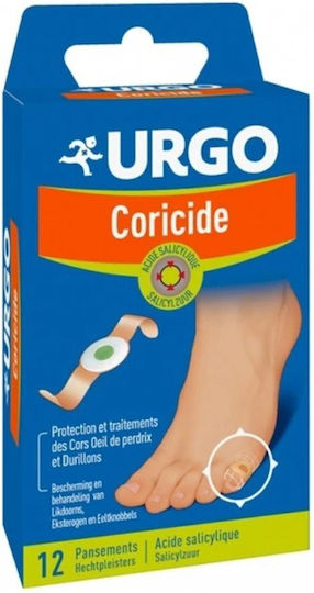 Urgo Coricide Tratament Local Anti-calus Patch pentru Picioare 12 Bucăți