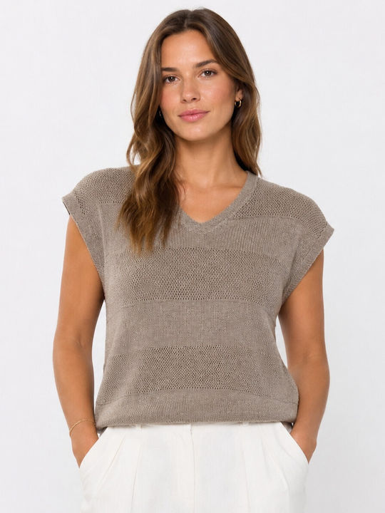 Cavalieri Damen Bluse Beige