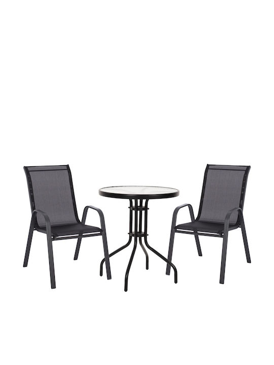 Outdoor Dining Set Leon 3 Pieces Homemarkt