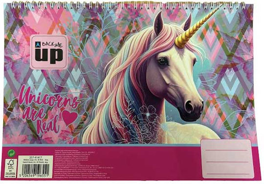Drawing Pad Bmu Pastel Unicorn 30 Sheets