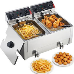 Vevor Electric Double Fryer 5kW Capacity 2x14lt Vevor Electric Double Fryer 5kW Capacity 2x14lt