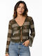Damen Strickjacke in Grün Farbe
