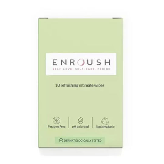 Enroush Șervețele pentru Curățarea Delicată a Zonei Intime